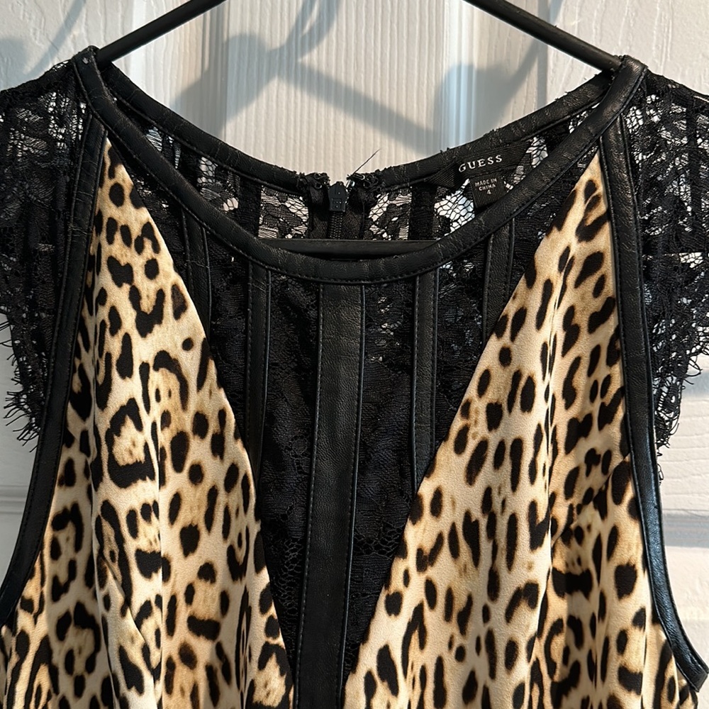GUESS LEOPARD WOMEN DRESSES - Picture 4 of 8